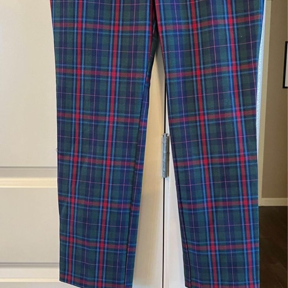 Women’s Gap NWT Plaid Slim High‎ Rise Stretch Pants-Size 4 - Picture 8 of 9